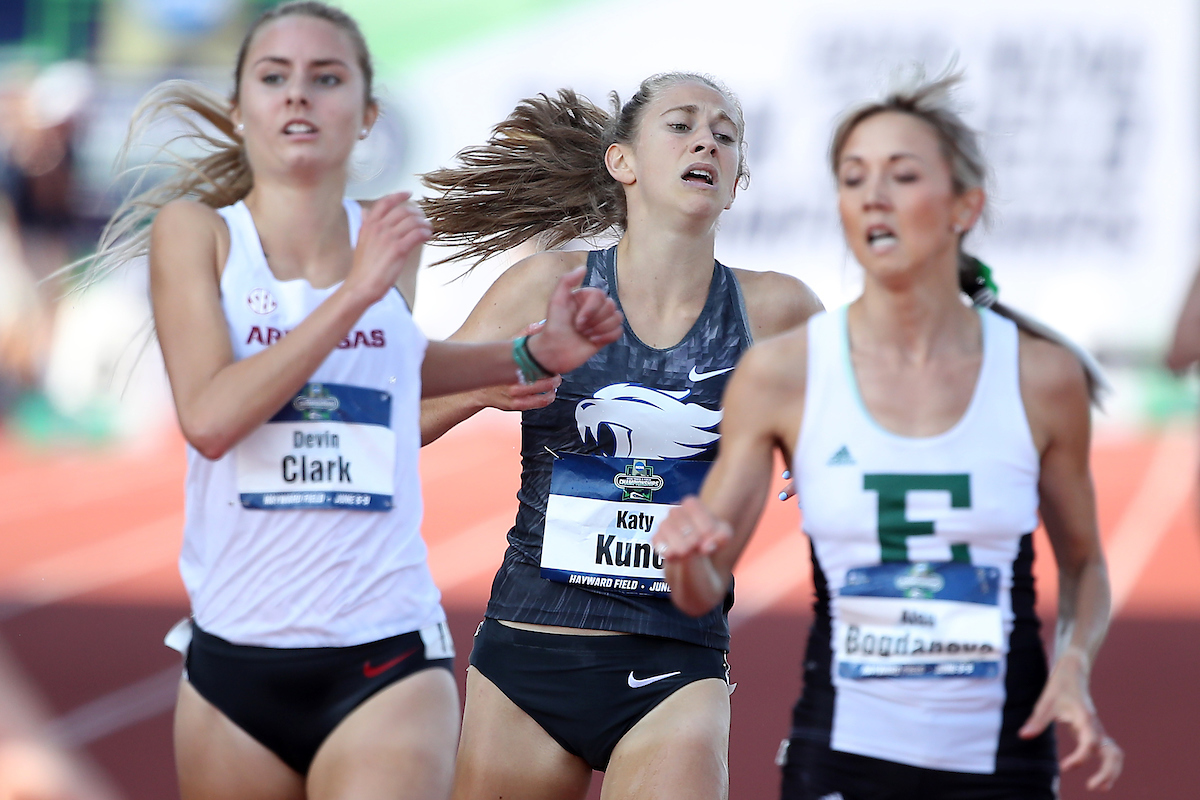 Katy Kunc.

Day two of the NCAA Track and Field Outdoor National Championships. Eugene, Oregon. Thursday, June 7, 2018.

Photo by Chet White | UK Athletics
