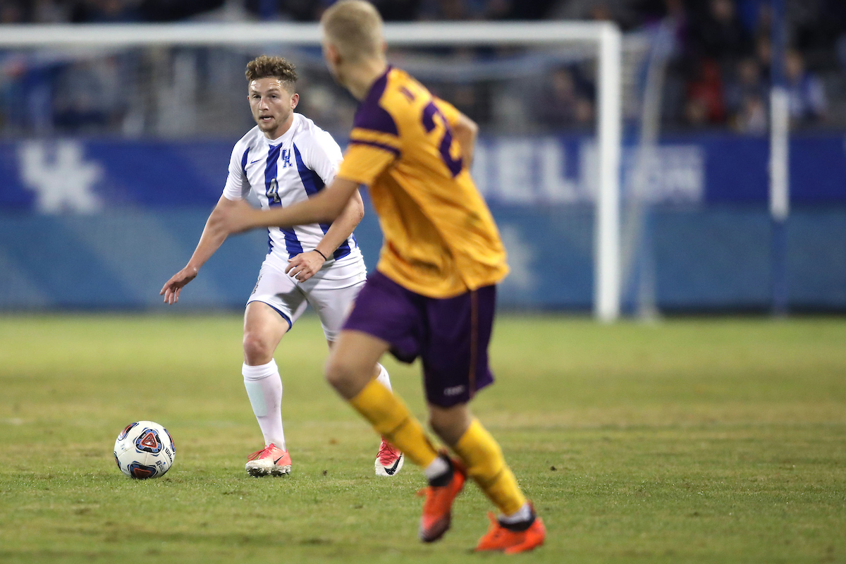 Sam Stockton.

Men's soccer beats Lipscomb 2-1.

Photo by Quinn Foster | UK Athletics