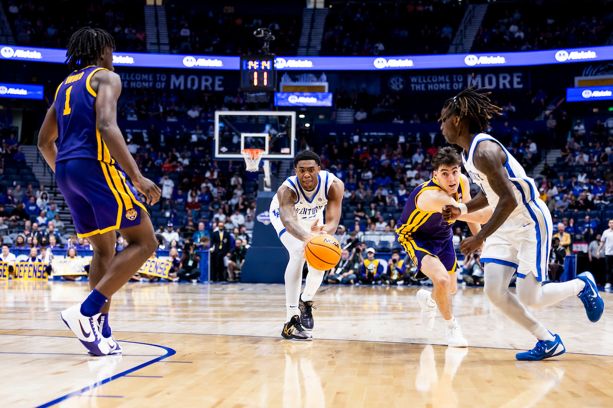 Kentucky-LSU SEC Men's Basketball Tournament Photo Gallery