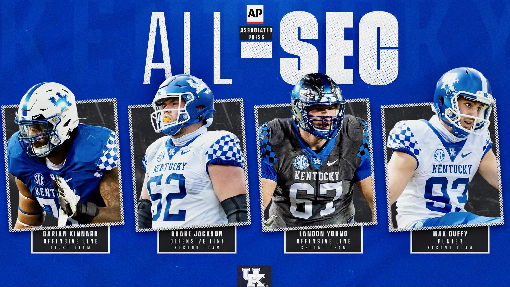 Four Wildcats Earn Associated Press All-SEC Honors