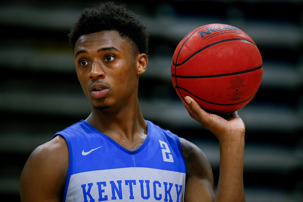 Ashton Hagans.

Practice and pressers. 

Photo by Chet White | UK Athletics