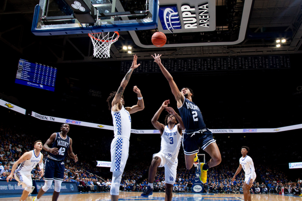 Nick Richards. Tyrese Maxey.

Kentucky beat Mount St. Mary’s 82-62.

Photo by Chet White | UK Athletics