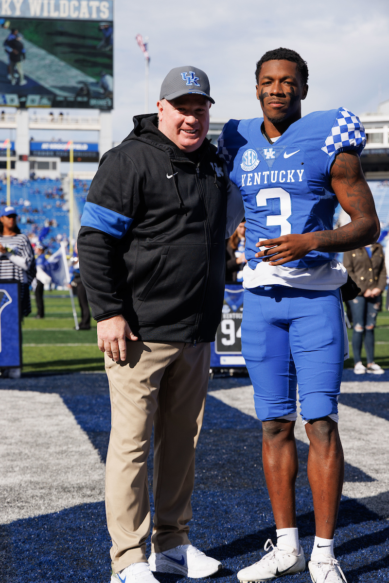 Cedrick Dort Jr.

Kentucky beat New Mexico State 56-16.

Photo by Elliott Hess | UK Athletics