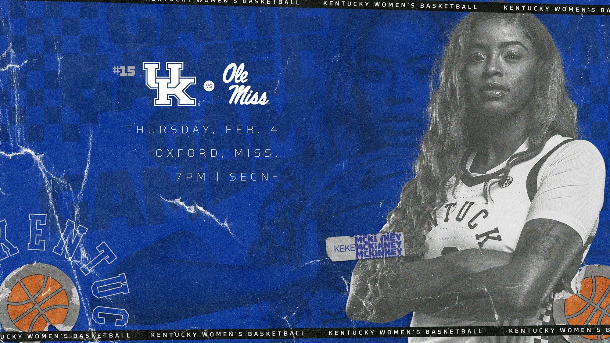 No. 15 Kentucky Travels to Ole Miss Thursday