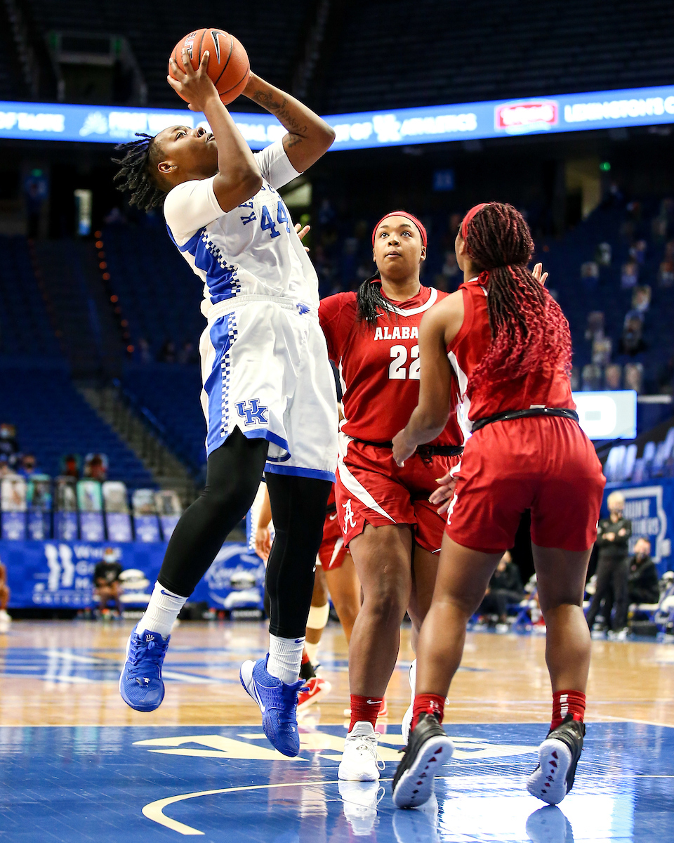 Dre'una Edwards. 

Kentucky beats Alabama 81-68.

Photo by Eddie Justice | UK Athletics