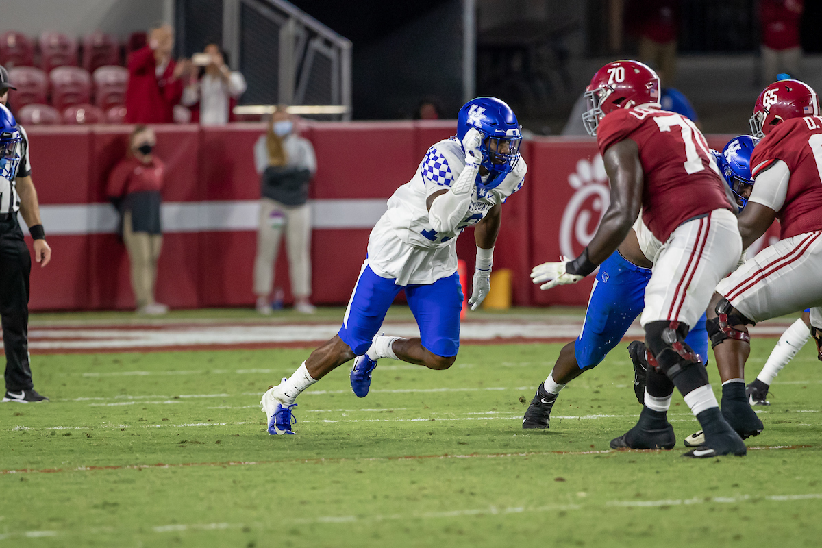 JJ Weaver 

Alabama defeats Kentucky 63-3

Photo By Brian Moriarty | UK Football