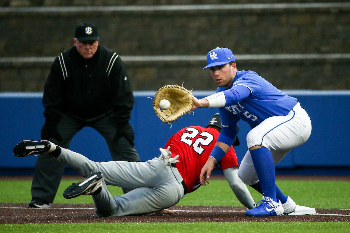 TJ Collett. 

Kentucky beat Southeast Missouri State 9-4.

Photo by Eddie Justice | UK Athletics
