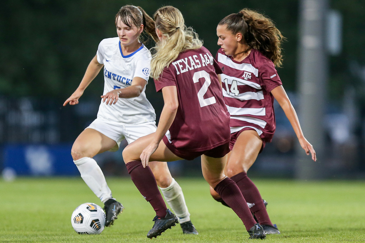 Lilly Huber.

Kentucky loses to Texas A&M 3 - 0.

Photo by Sarah Caputi | UK Athletics