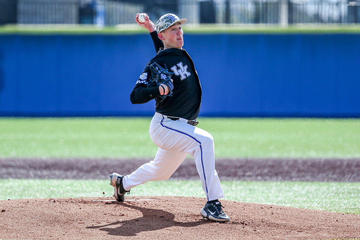 Tyler Bosma.

Kentucky defeats Georgia 18-5.

Photo by Sarah Caputi | UK Athletics