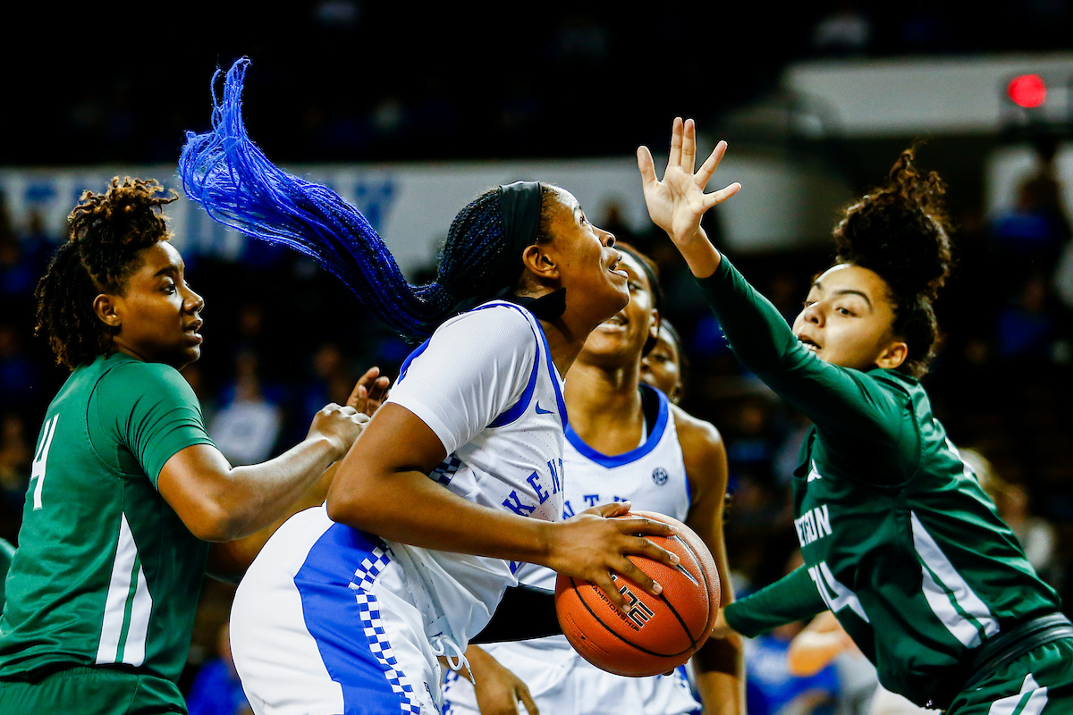 KeKe McKinney.

Kentucky beats Stetson 67-48.

Photo by Hannah Phillips | UK Athletics