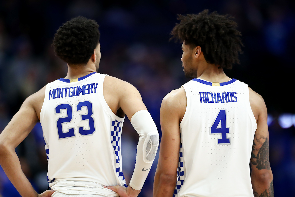 EJ Montgomery. Nick Richards.

Kentucky beat Miss St. 80-72.

Photo by Elliott Hess | UK Athletics
