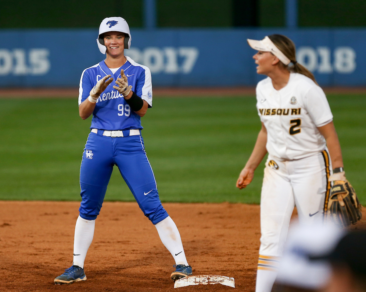 Kayla Kowalik.

Kentucky loses to Missouri 8-7.

Photo by Grace Bradley | UK Athletics