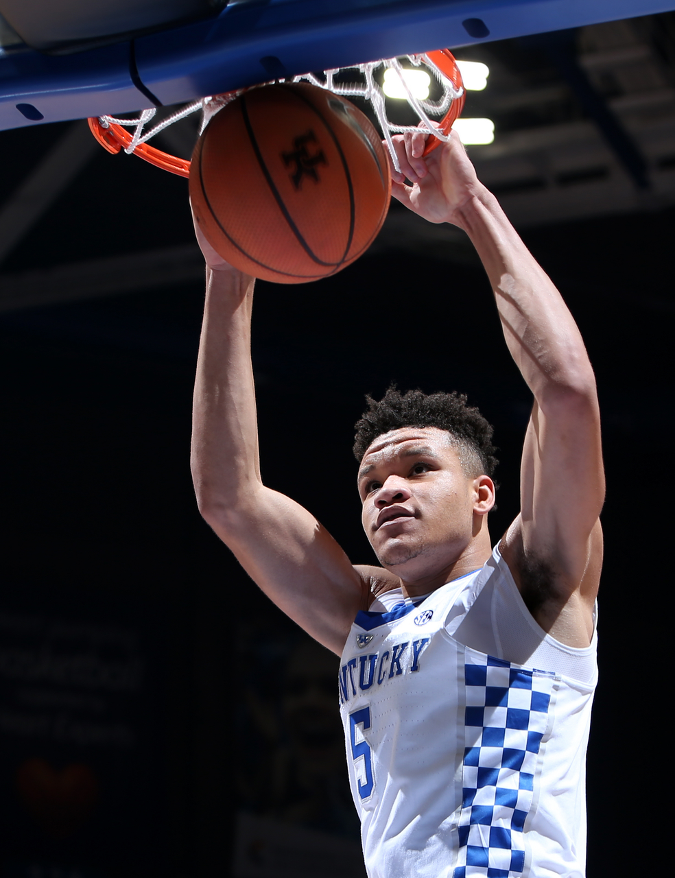 Kevin Knox

The University of Kentucky men's basketball team defeats UIC 107-73 on Sunday, November 26, 2017, in Lexington's Rupp Arena.


Photo By Barry Westerman | UK Athletics