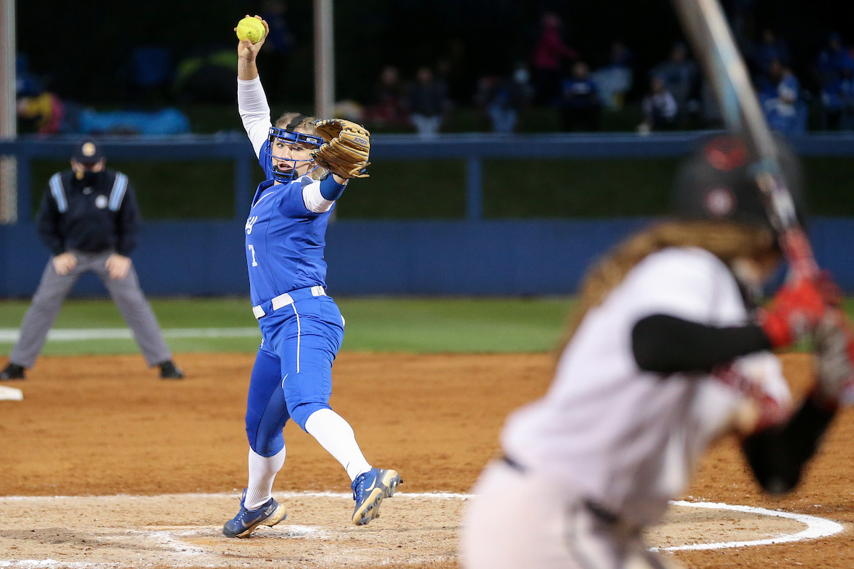 Autumn Humes.

Kentucky loses to Georgia 8 - 9.

Photo by Sarah Caputi | UK Athletics