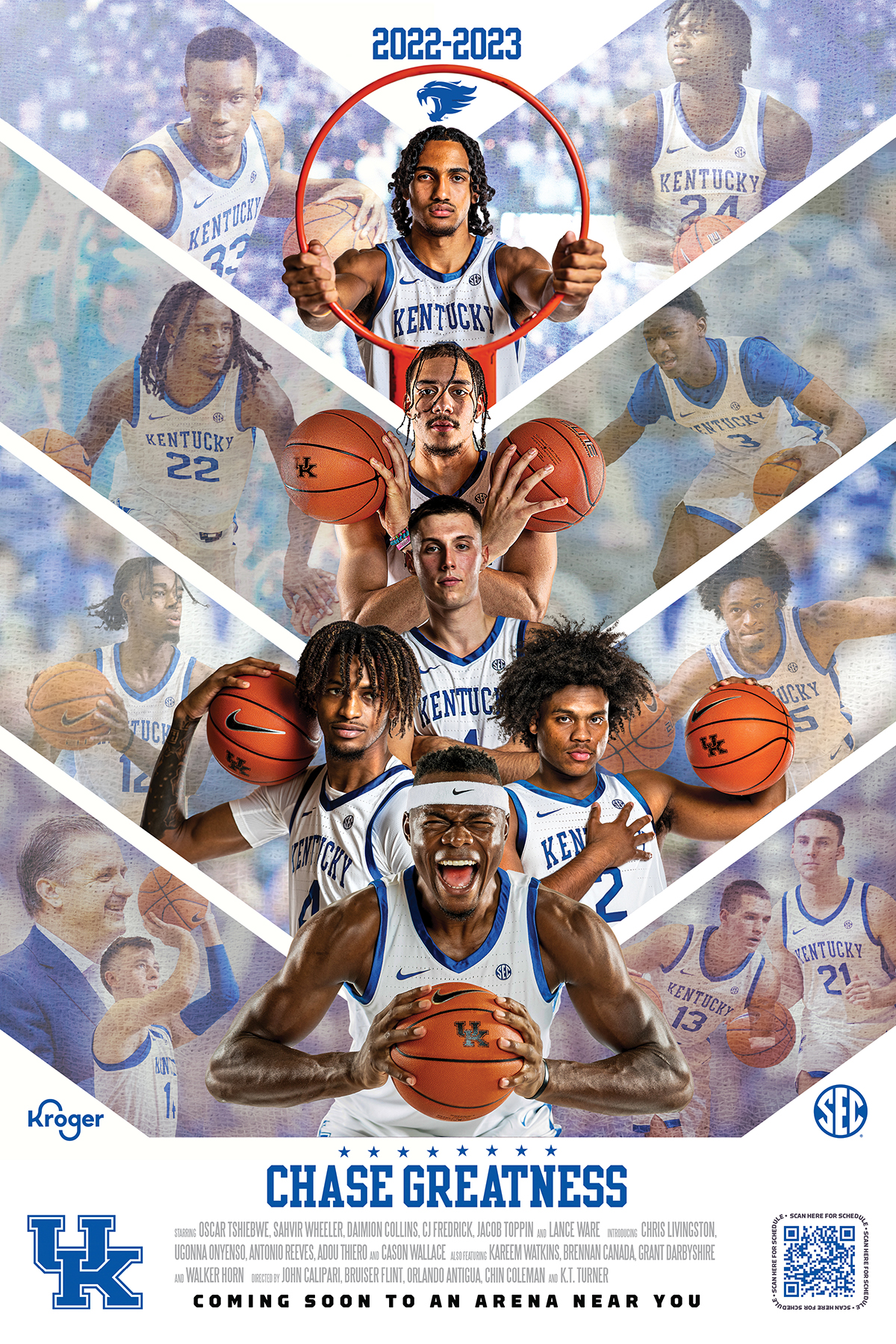 2022-23 Kentucky Men's and Women's Basketball Posters Unveiled