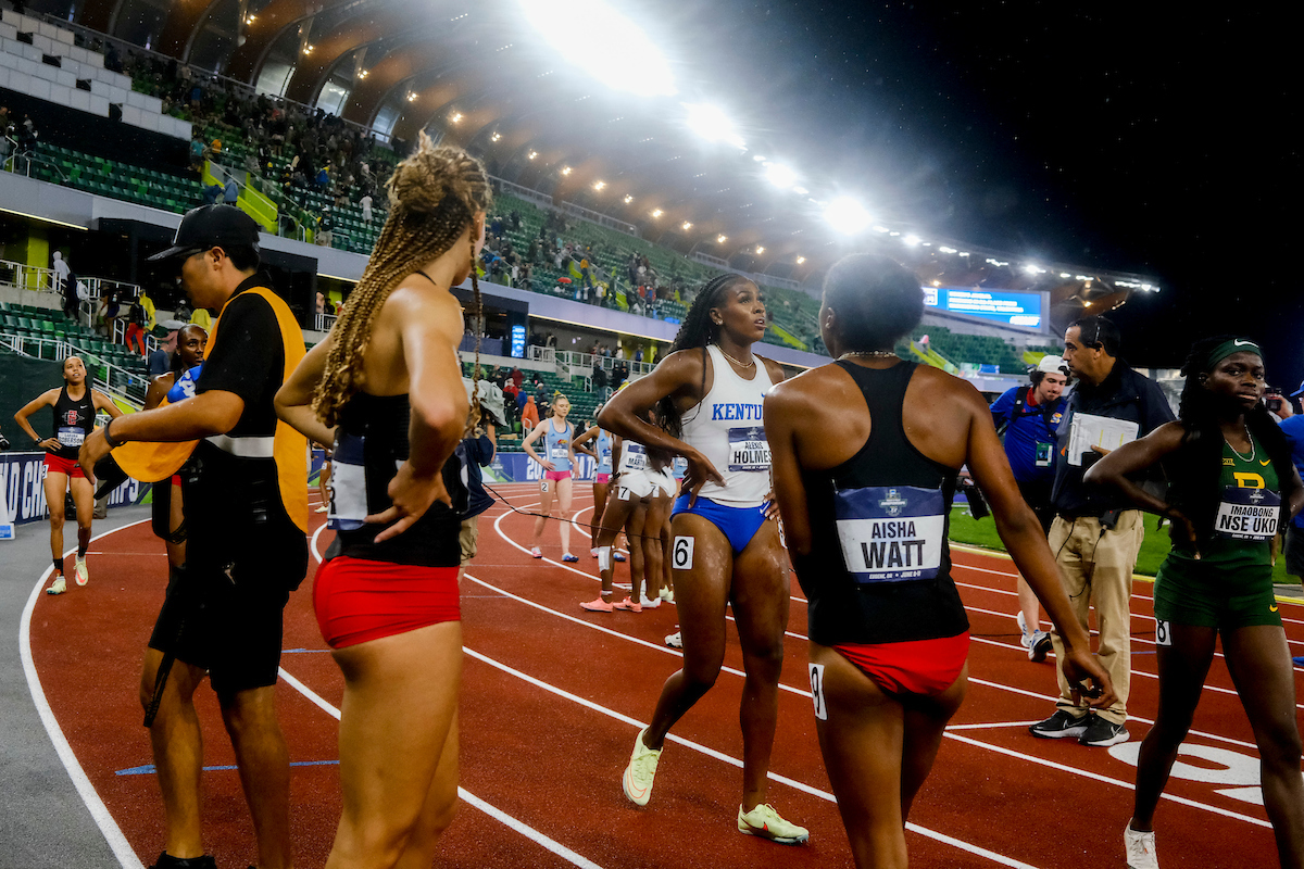 Alexis Holmes.

Day two. NCAA Track and Field Outdoor Championships.

Photo by Chet White | UK Athletics