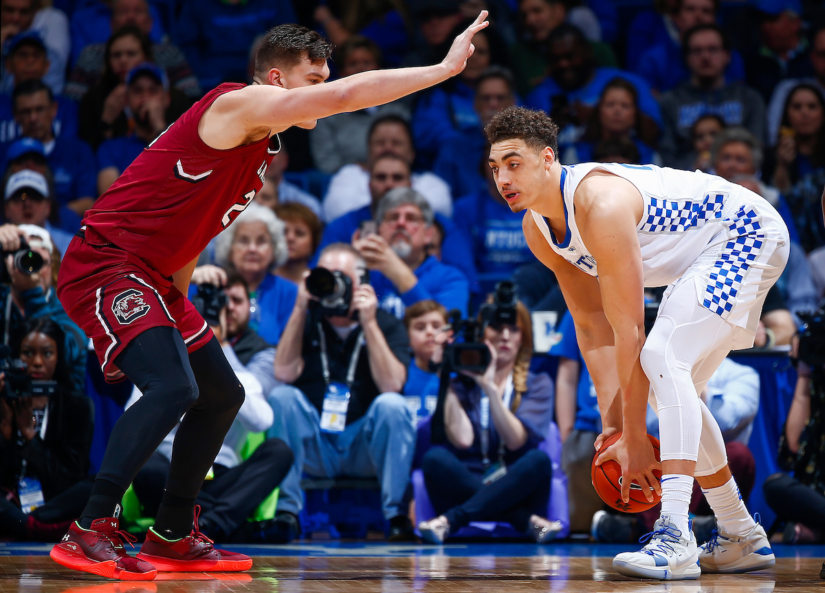 Reid Travis.

The University of Kentucky men's basketball team beats South Carolina 76-48.

Photo by Chet White| UK Athletics