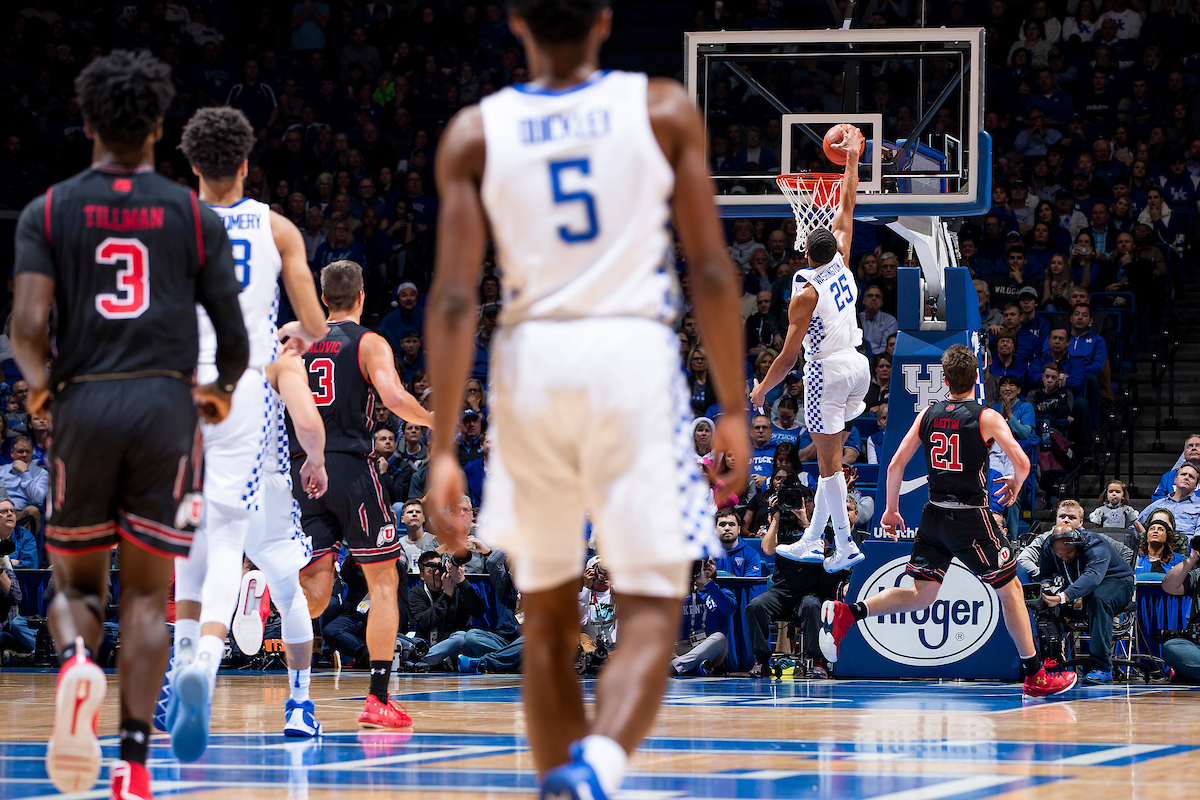 PJ Washington.

Kentucky beat Utah 88-61 on Saturday, December 15, 2018, in Lexington's Rupp Arena.

Photo by Chet White | UK Athletics