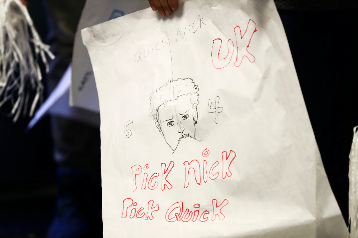 Nick Richards and Immanuel Quickley. #PickNickAndQuick.

Photo by Chet White | UK Athletics