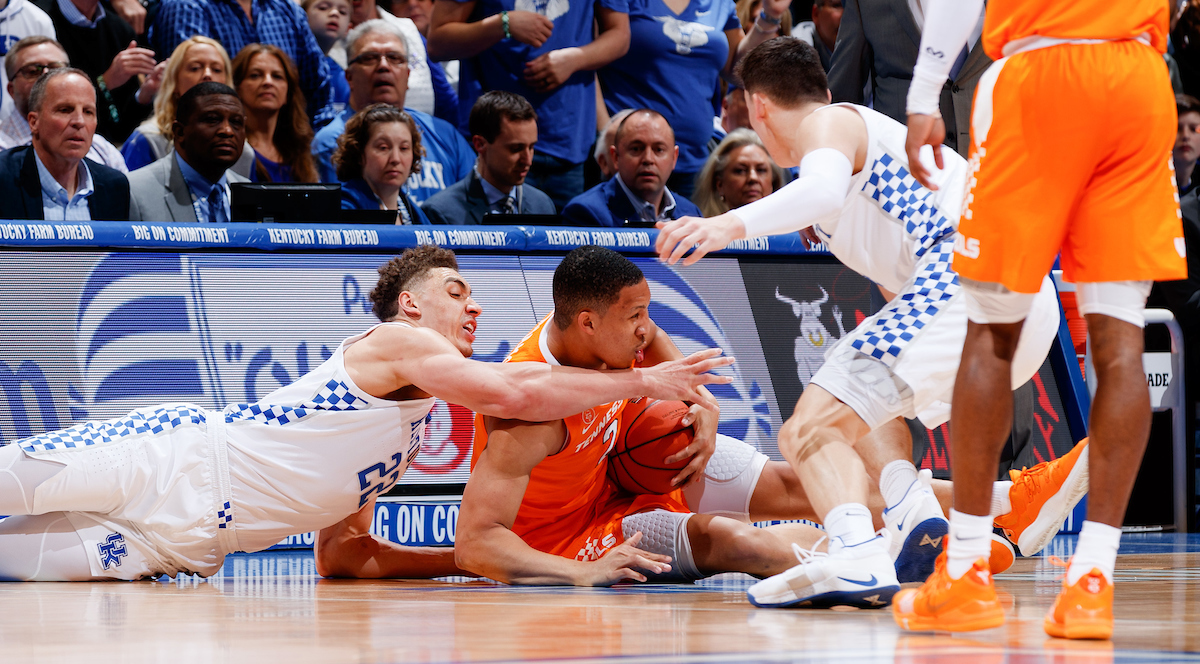 Reid Travis.


Kentucky beat Tennessee 86-69.

Photo by Elliott Hess | UK Athletics