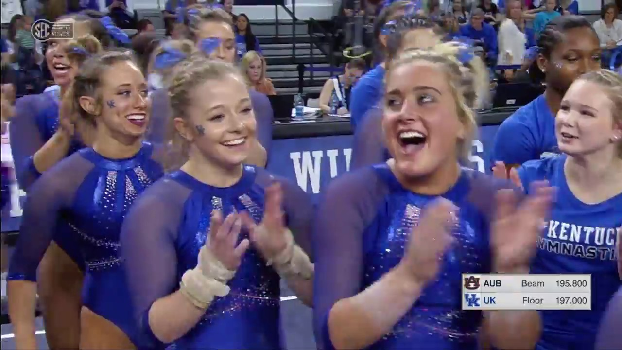 GYM: UK 197.100, Auburn 195.800