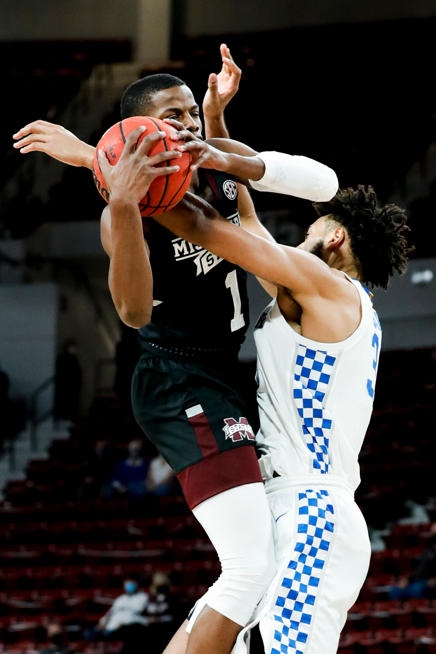 Olivier Sarr. 

Kentucky beat Mississippi State 78-73 in Starkville.

Photo by Chet White | UK Athletics