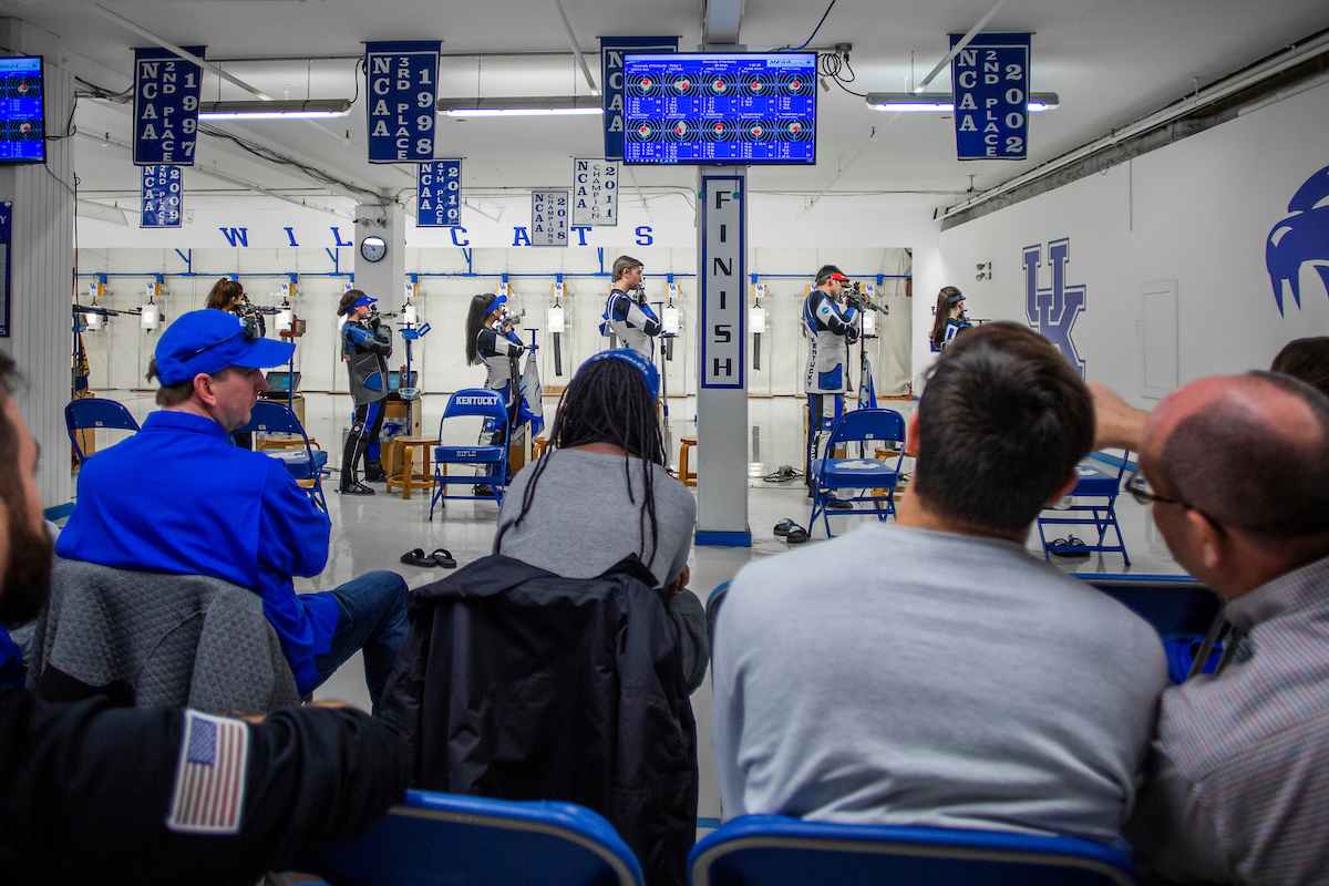 Team. 

Kentucky Rifle vs the Navy. 

Photo by Grant Lee | UK Athletics