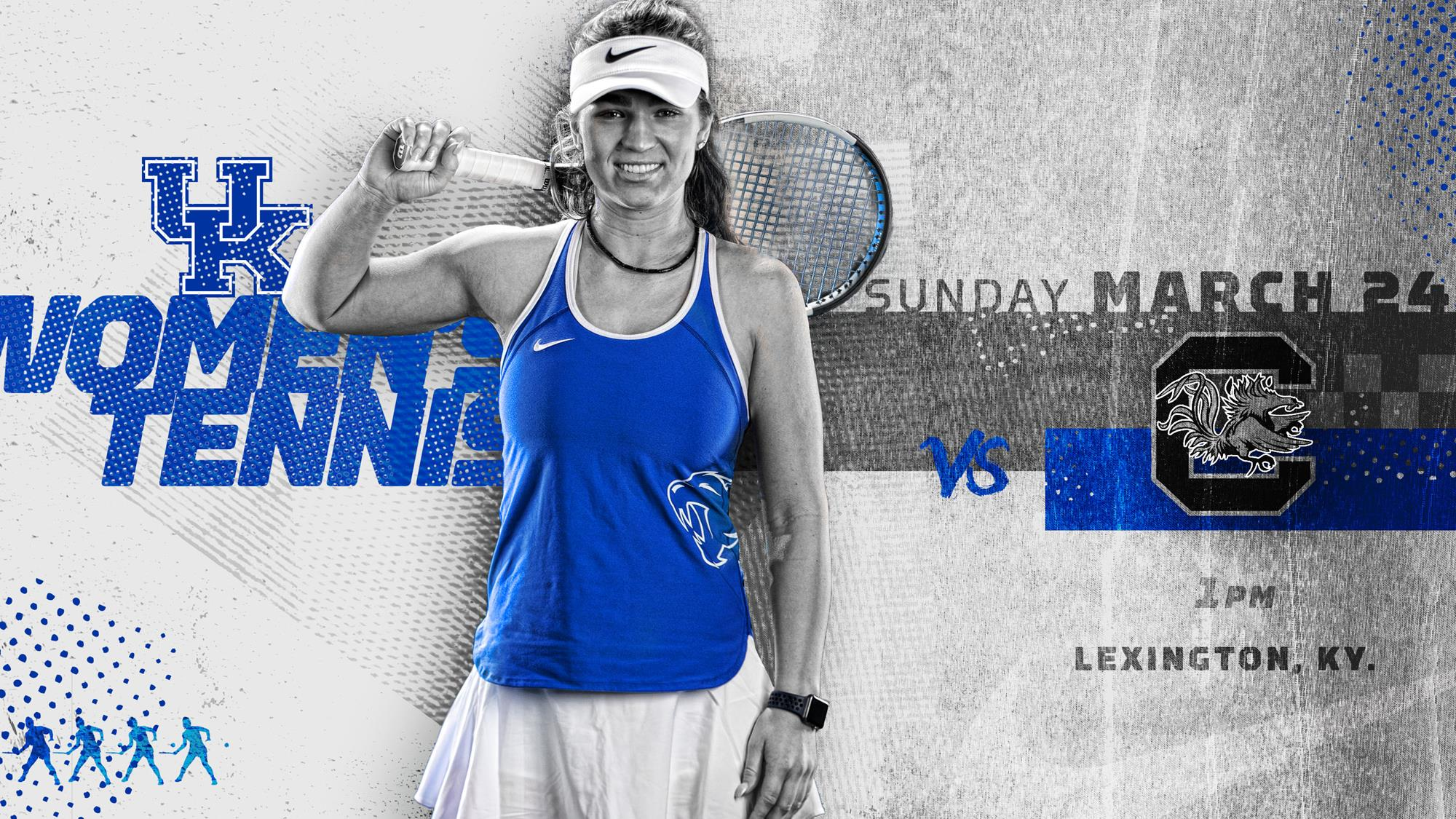 No. 23 UK Women’s Tennis Hosts No. 6 South Carolina