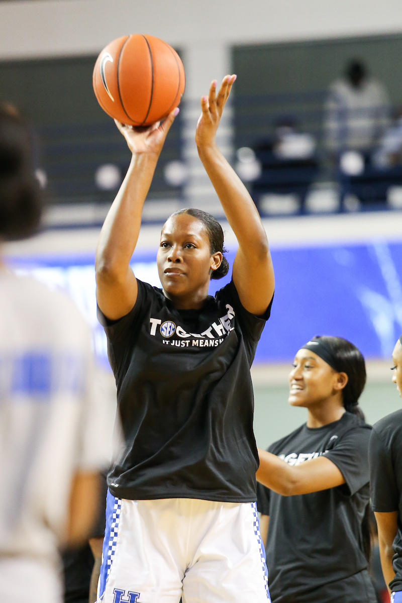 Olivia Owens.

Kentucky beats Arkansas 75-64.

Photo by Hannah Phillips | UK Athletics