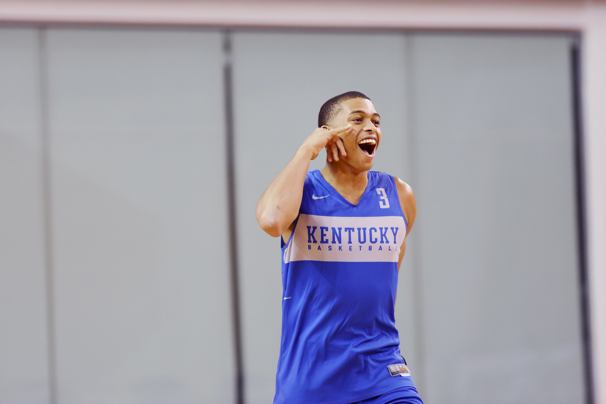 Keldon Johnson.

UK MBB hosts 2018 women's clinic at the Joe Craft Center in Lexington, KY,

Photo by Quinn Foster
