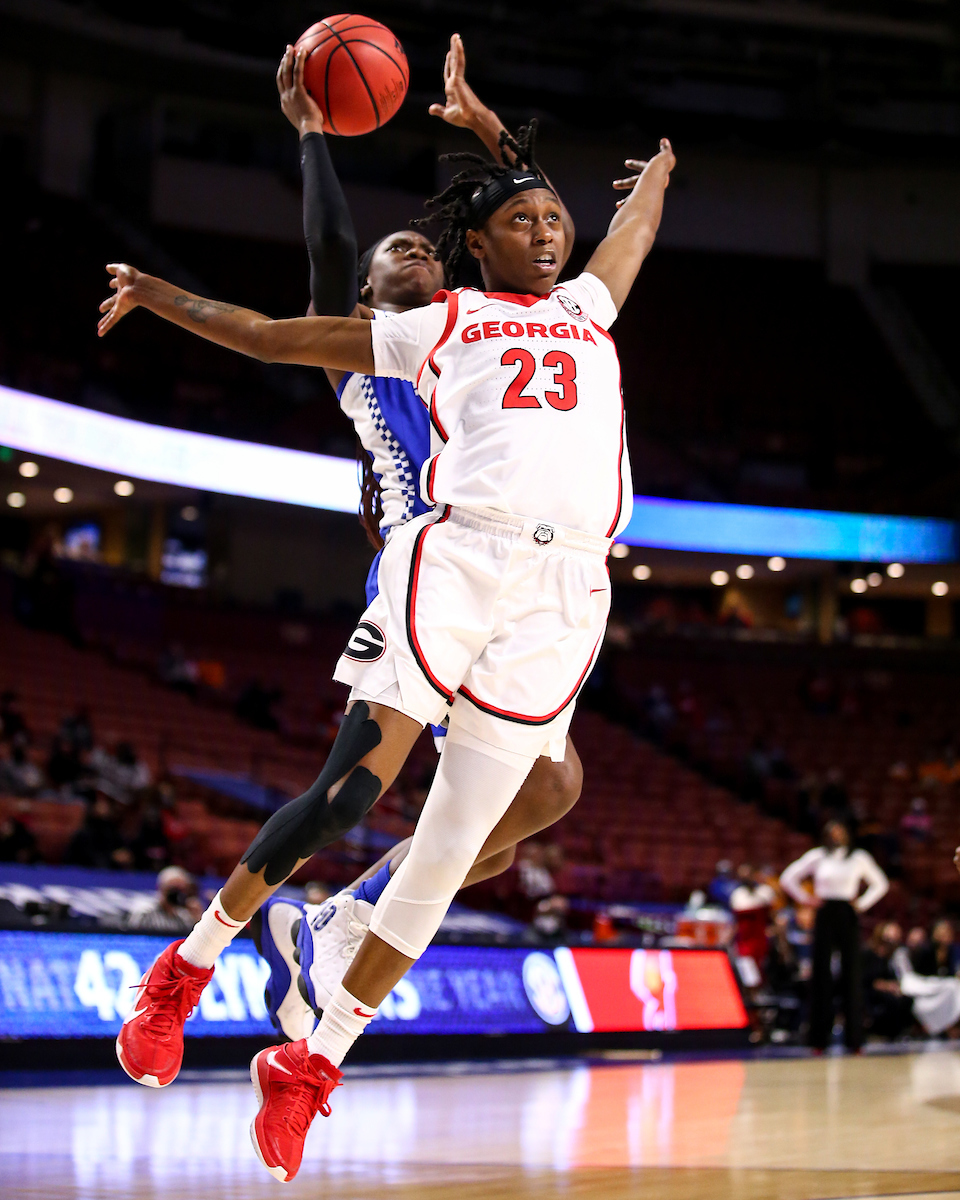 Rhyne Howard. 

Kentucky loses to Georgia 78-66 at the SEC Tournament. 

Photo by Eddie Justice | UK Athletics