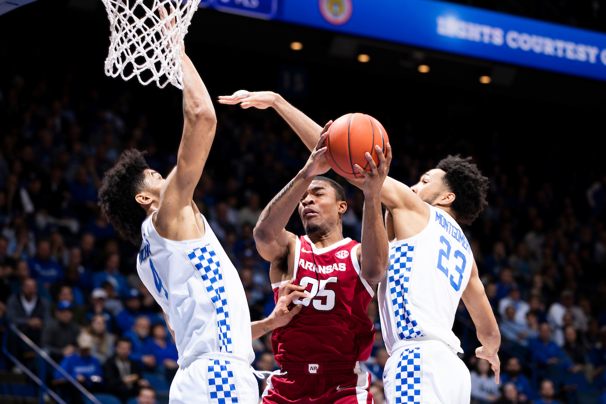 Nick Richards. EJ Montgomery.

Kentucky beat Arkansas 70-66.

Photo by Chet White | UK Athletics