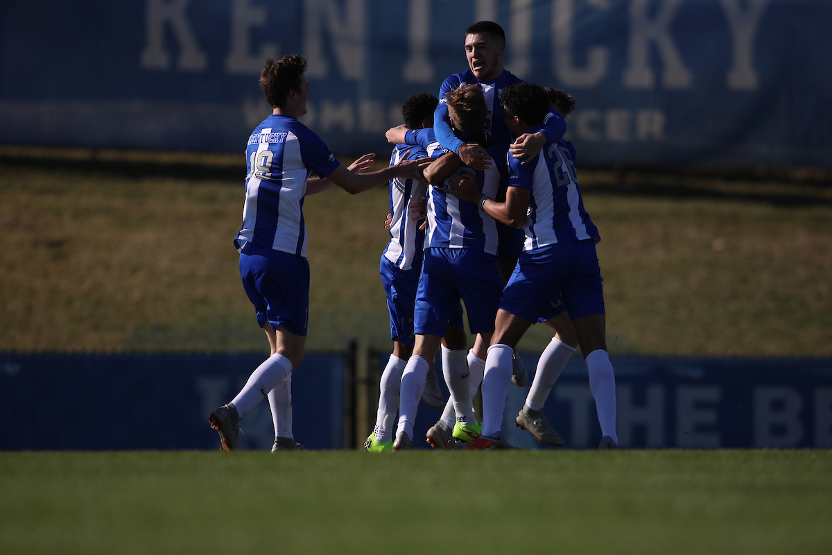 Leon Jones.

Kentucky men's soccer in action against Louisville City FC.

Photo by Quinn Foster | UK Athletics