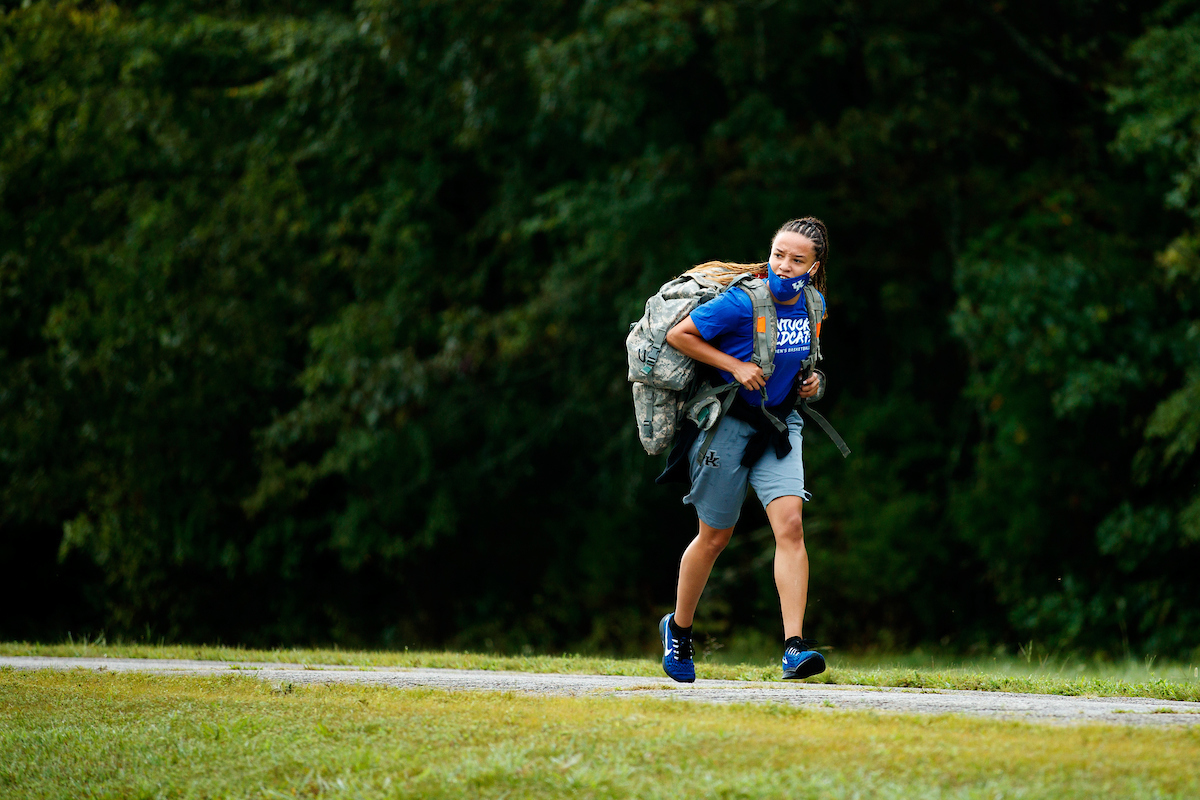 Jada Walker.

Kentucky Women’s Basketball team bonding trip to Fort Campbell.

Photo by Eddie Justice | UK Athletics