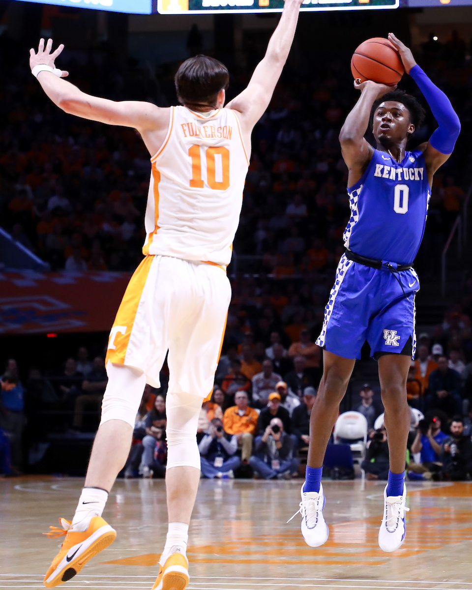 Ashton Hagans.

Kentucky beat Tennessee, 77-64.

Photo by Elliott Hess | UK Athletics