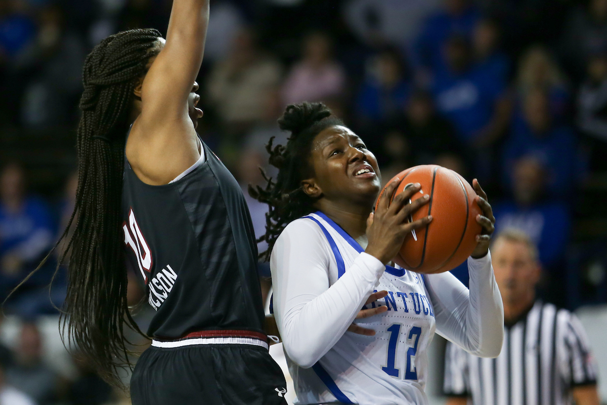 Amanda Paschal

The UK Women's Basketball falls to South Carolina. 

Photo by Hannah Phillips | UK Athletics