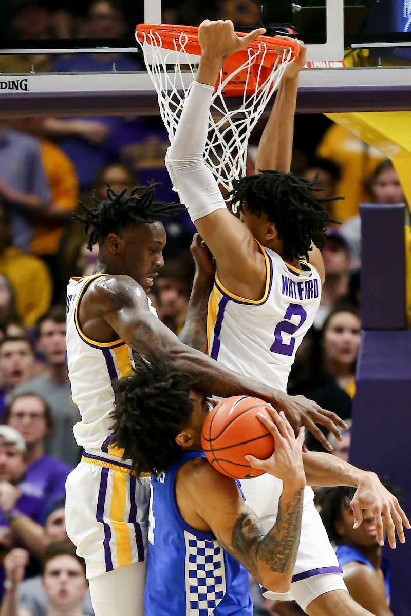 Nick Richards.

Kentucky beat LSU 79-76.

Photo by Chet White | UK Athletics