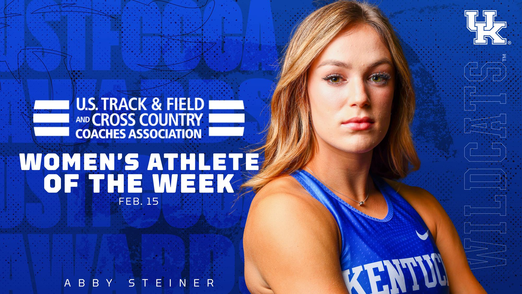 Abby Steiner Earns Two Athlete of the Week Awards