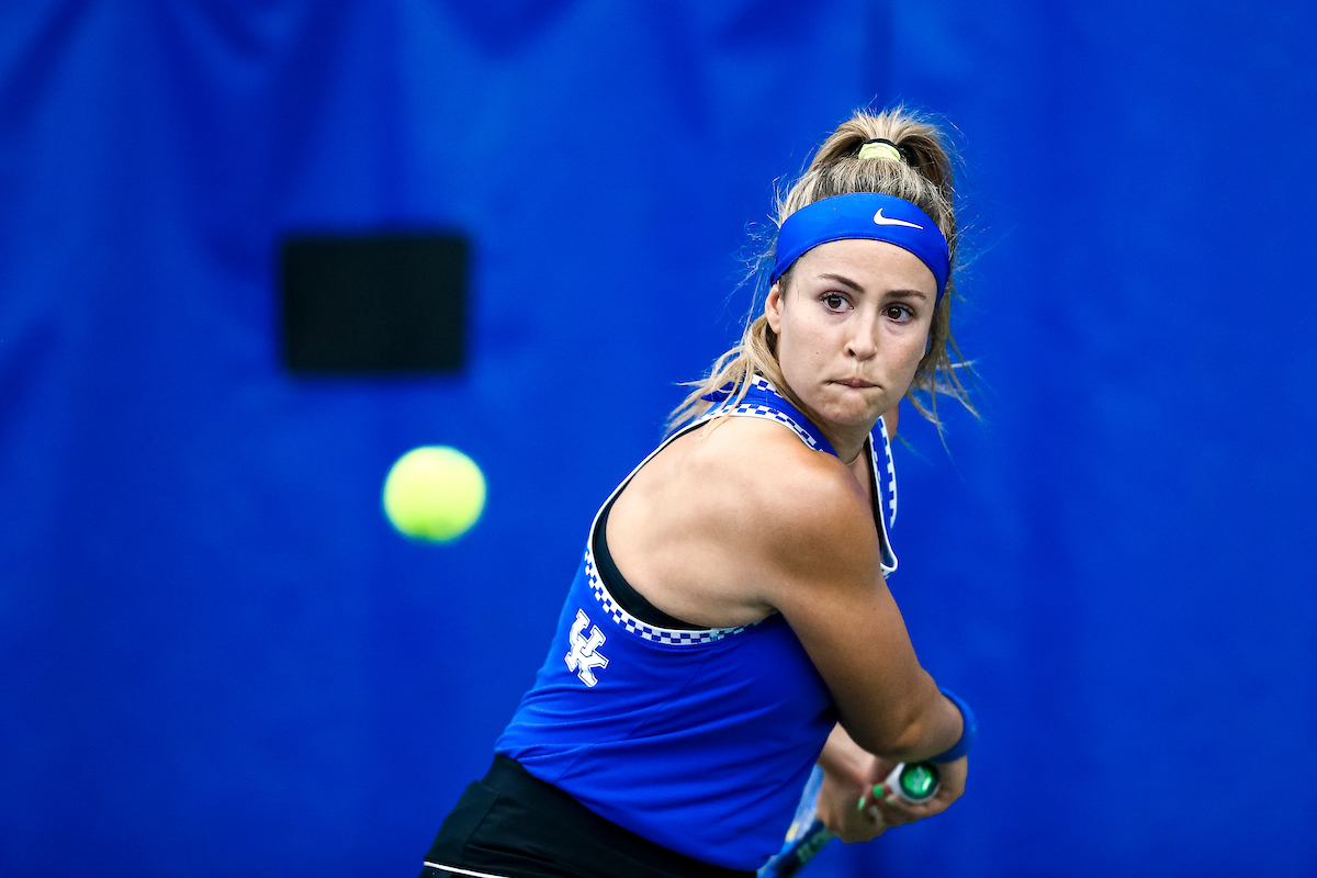 Carla Girbau.

Kentucky falls to Florida 4-2.

Photo by Eddie Justice | UK Athletics