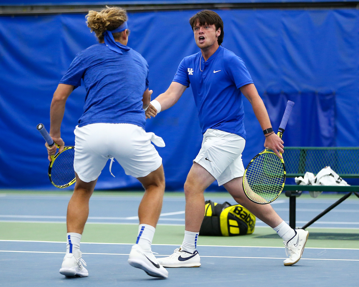 Liam Draxl. JJ Mercer.

Kentucky defeats Tennessee 4-3.

Photo by Tommy Quarles | UK Athletics