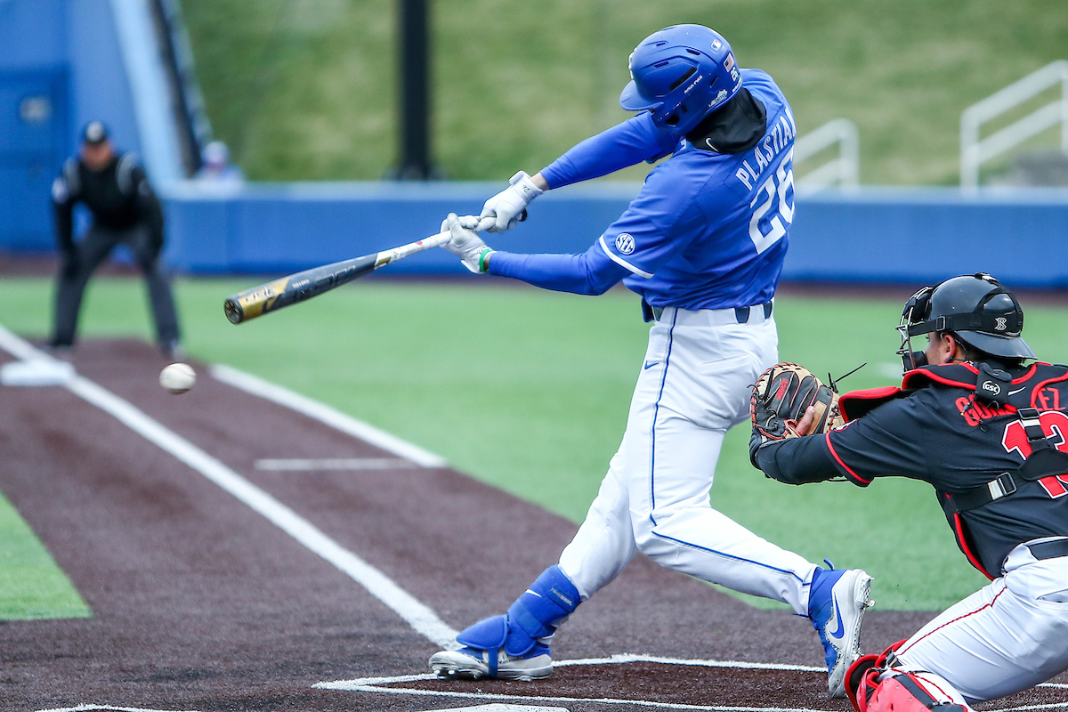 Jacob Plastiak.

Kentucky loses to Georgia 2-4.

Photo by Sarah Caputi | UK Athletics