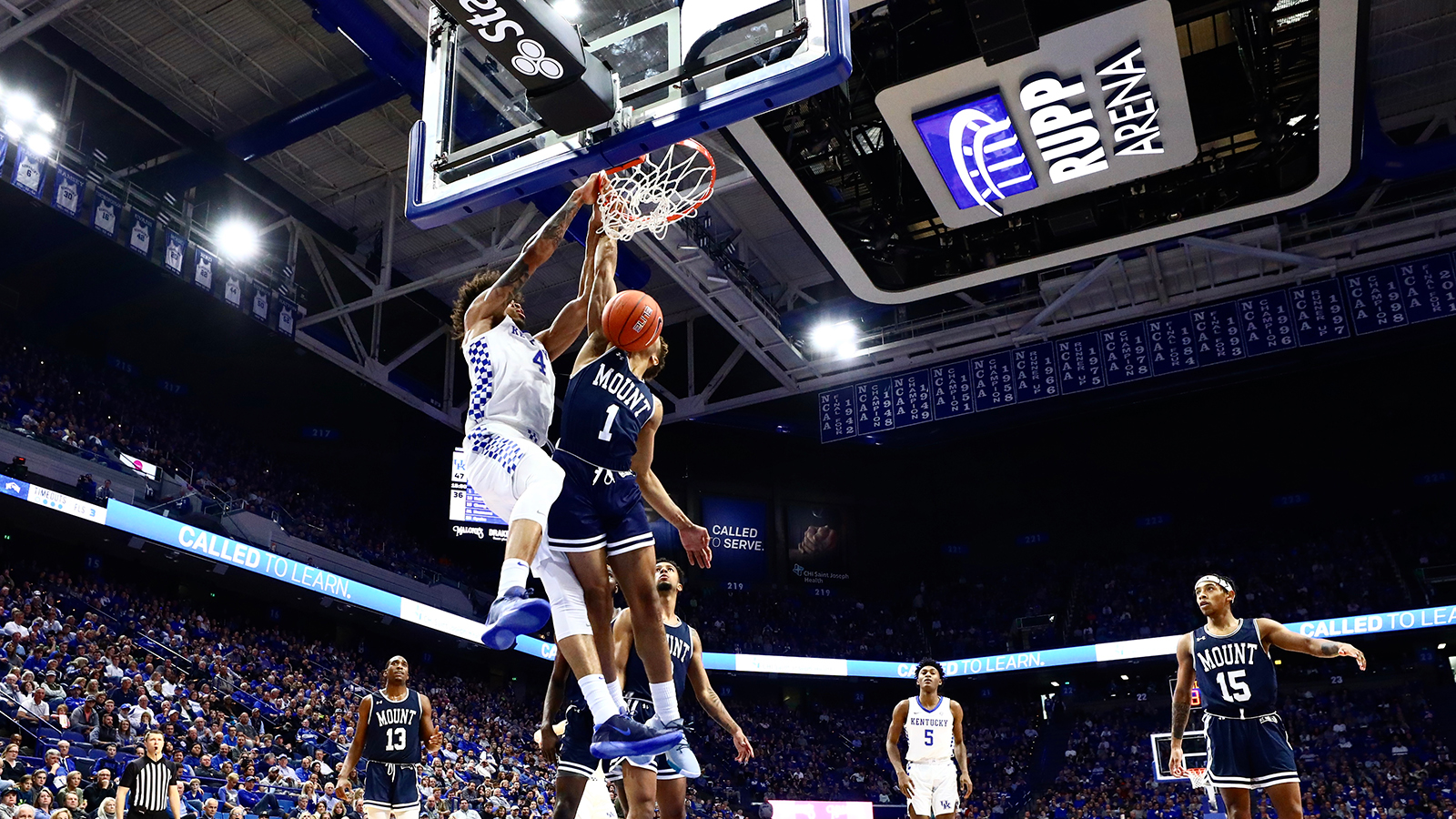 Big Second Half Lifts Kentucky Past Mount St. Mary's