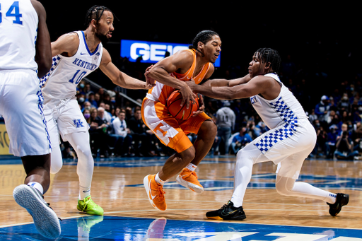 Davion Mintz. Sahvir Wheeler.

Kentucky beat Tennessee 107-79. 

Photos by Chet White | UK Athletics