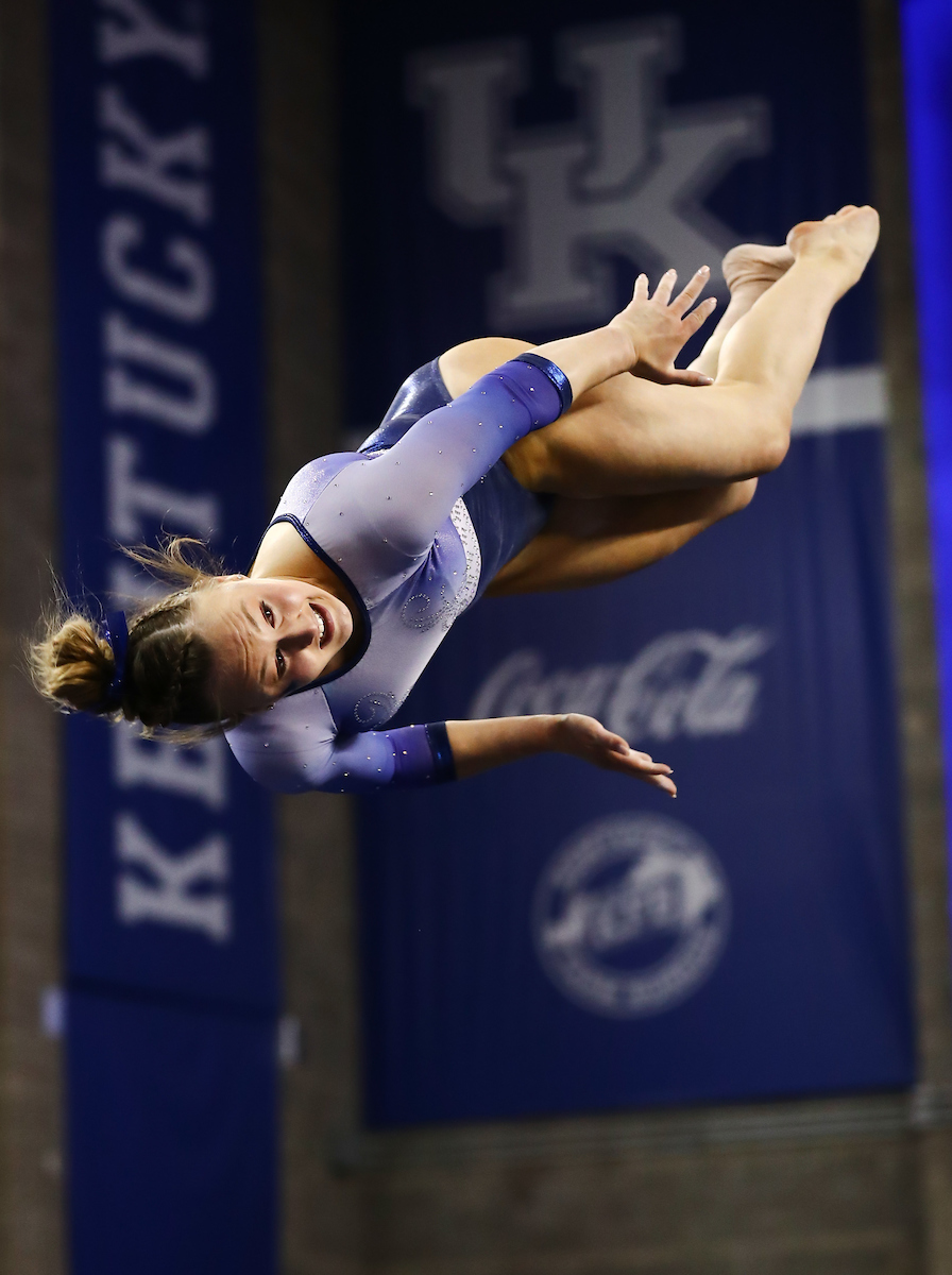 RAENA WORLEY.

Kentucky wins quad meet in Memorial Coliseum Debut.


Photo by Elliott Hess | UK Athletics
