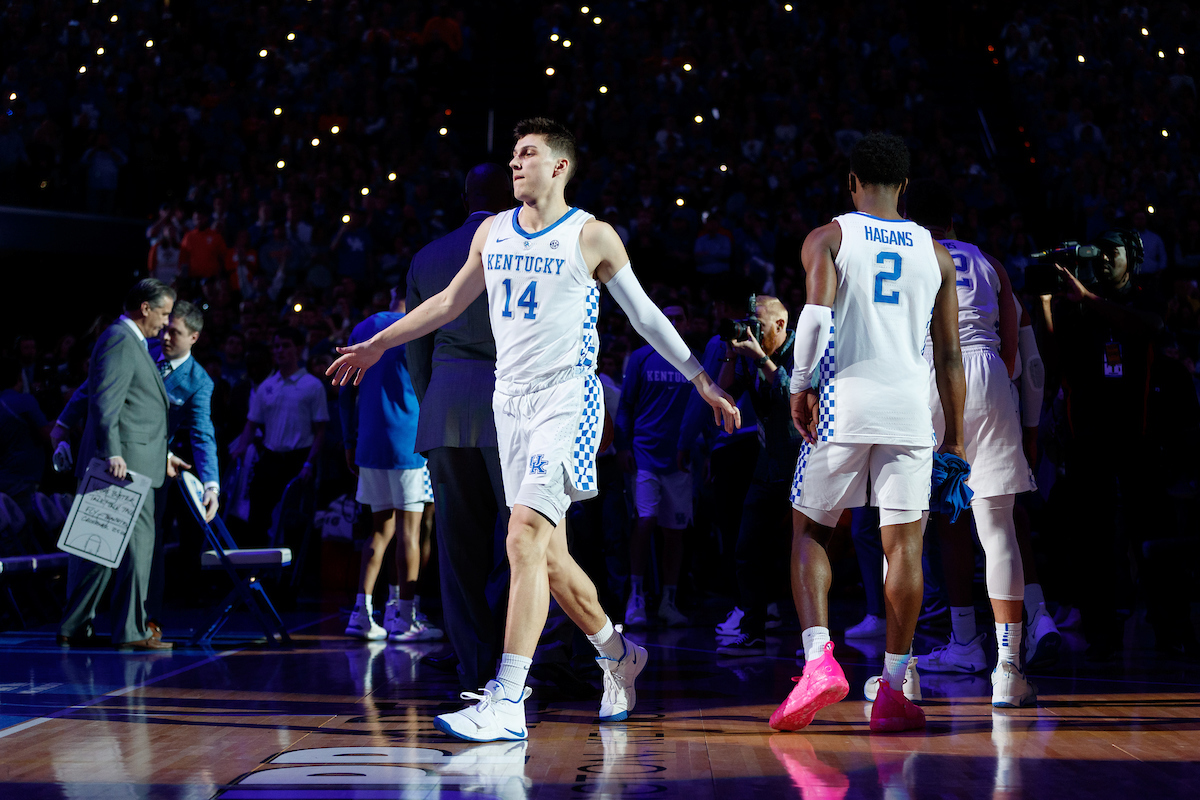 Tyler Herro.


Kentucky beat Tennessee 86-69.

Photo by Elliott Hess | UK Athletics