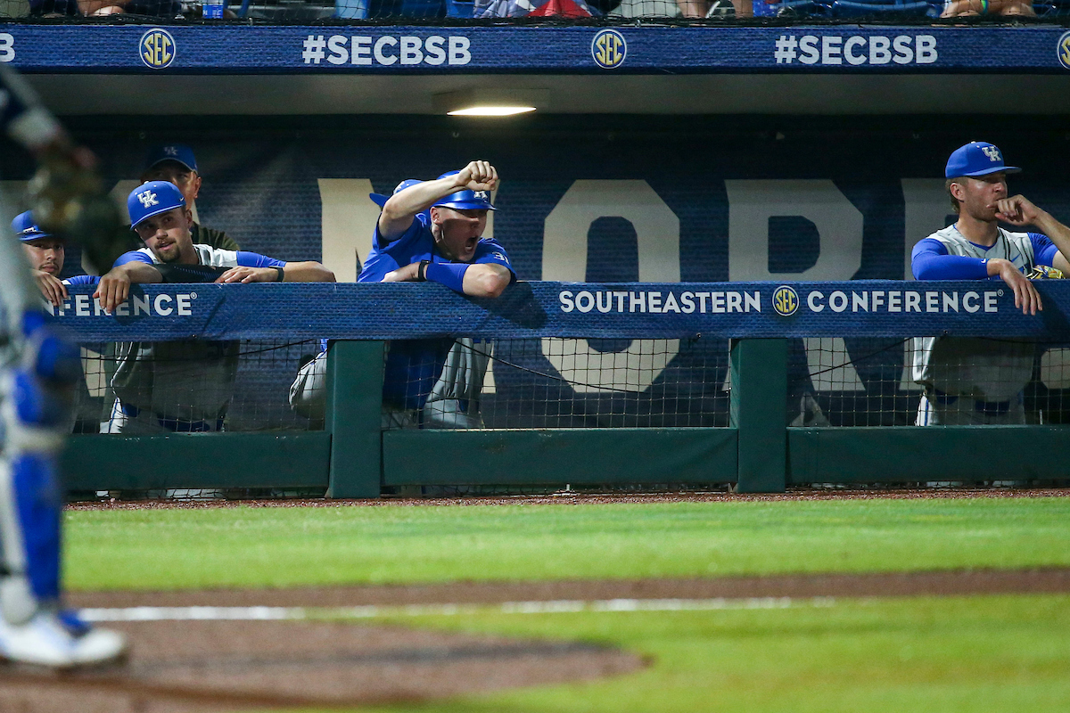 Alex Degen.

Kentucky loses to LSU 6-11.

Photo by Sarah Caputi | UK Athletics