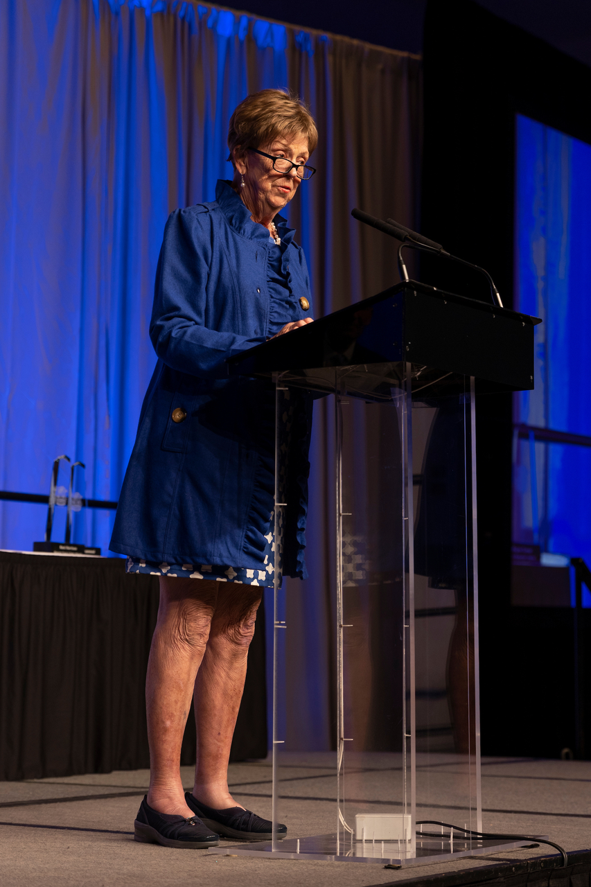 Bettie Lou Evans.

The 2020 and 2021 UK Athletics Hall of Fame classes were inducted Thursday night at Central Bank Center.

Photo by Grant Lee | UK Athletics