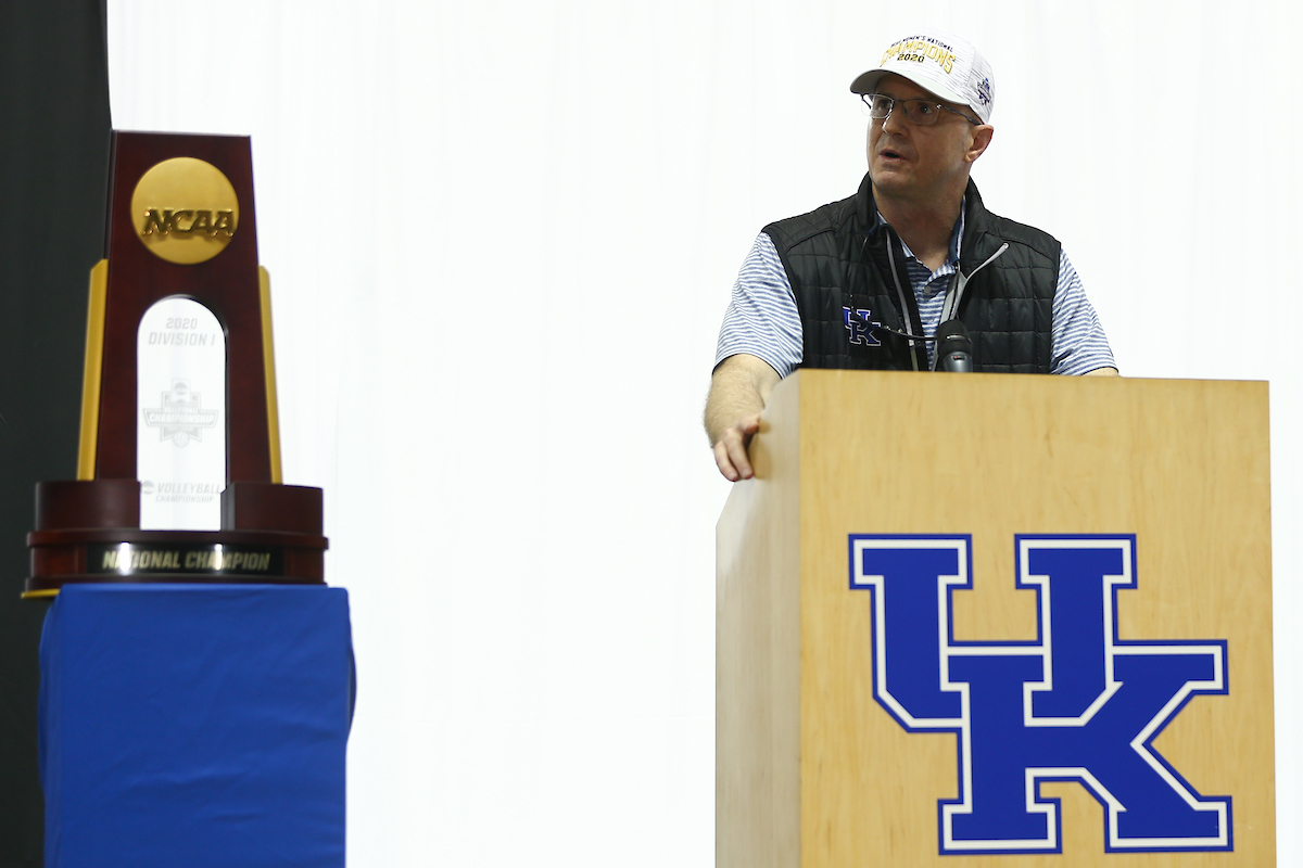 Craig Skinner.

Kentucky Volleyball returns from winning NCAA Championship

Photo by Grant Lee | UK Athletics