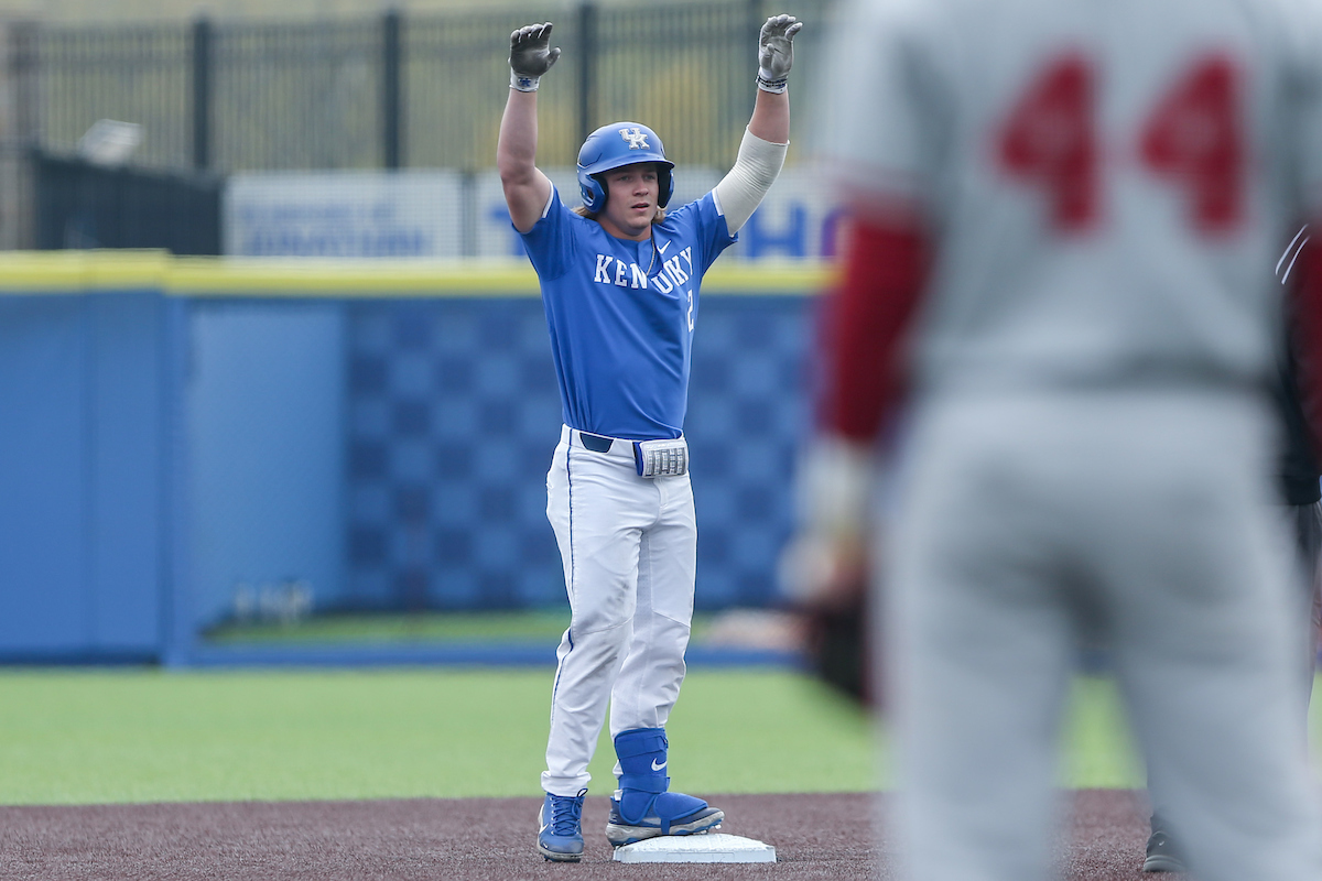 Austin Schultz.

Kentucky beats Alabama 5 - 2.

Photo by Sarah Caputi | UK Athletics