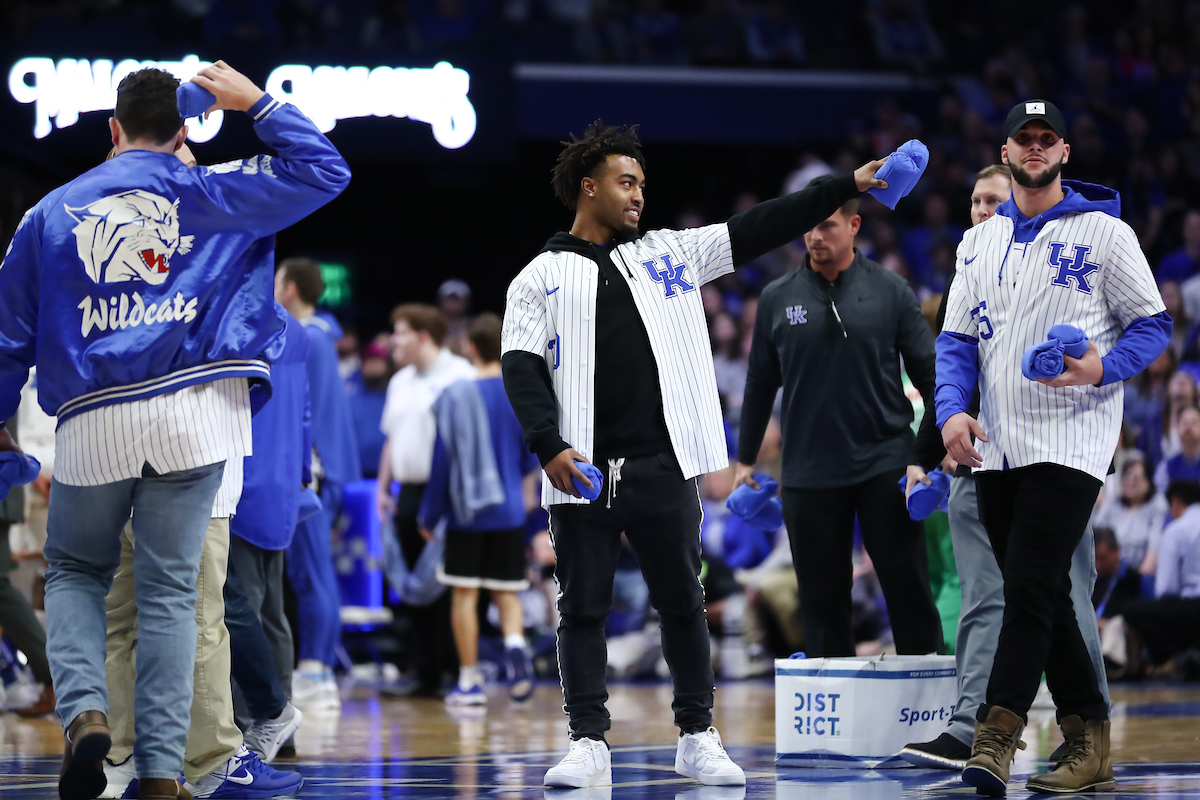 Jaren Shelby.

Kentucky beat Miss St. 80-72.

Photo by Elliott Hess | UK Athletics